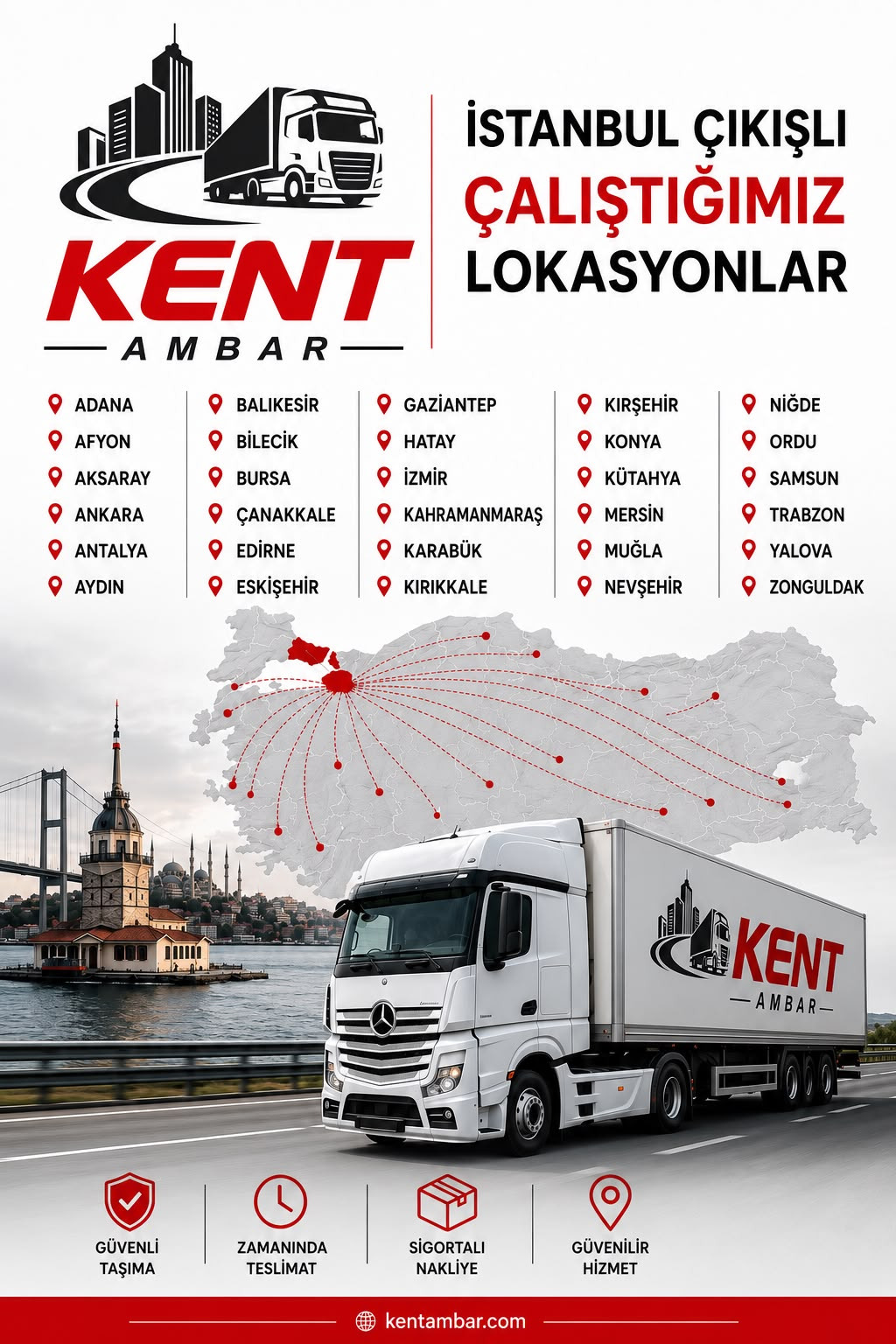 Çalıştığımız lokasyonlar görseli